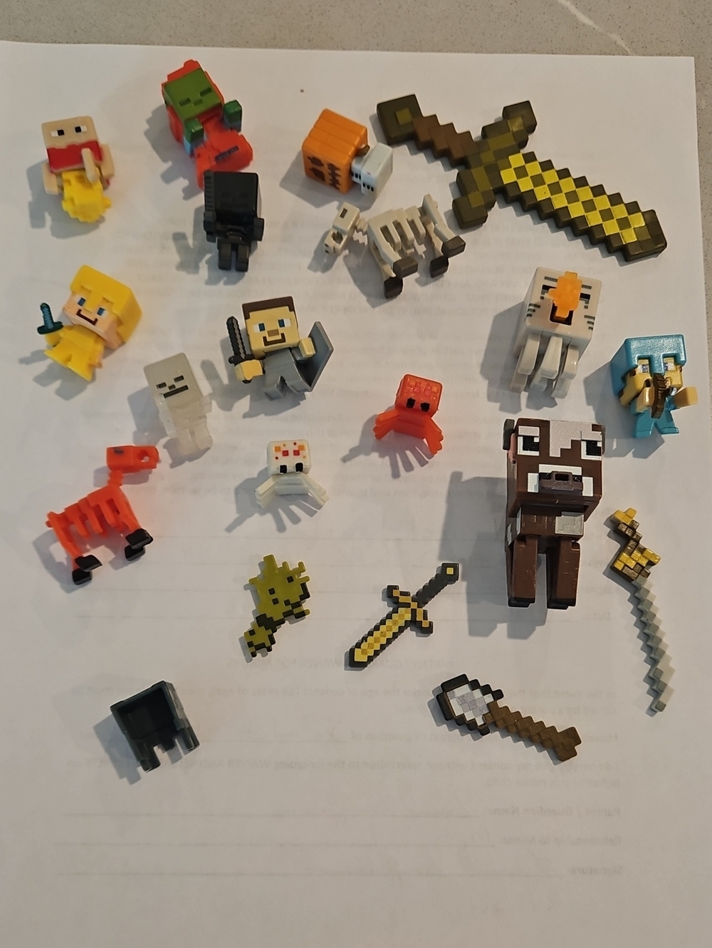 Minecraft-Mini Figure Lot